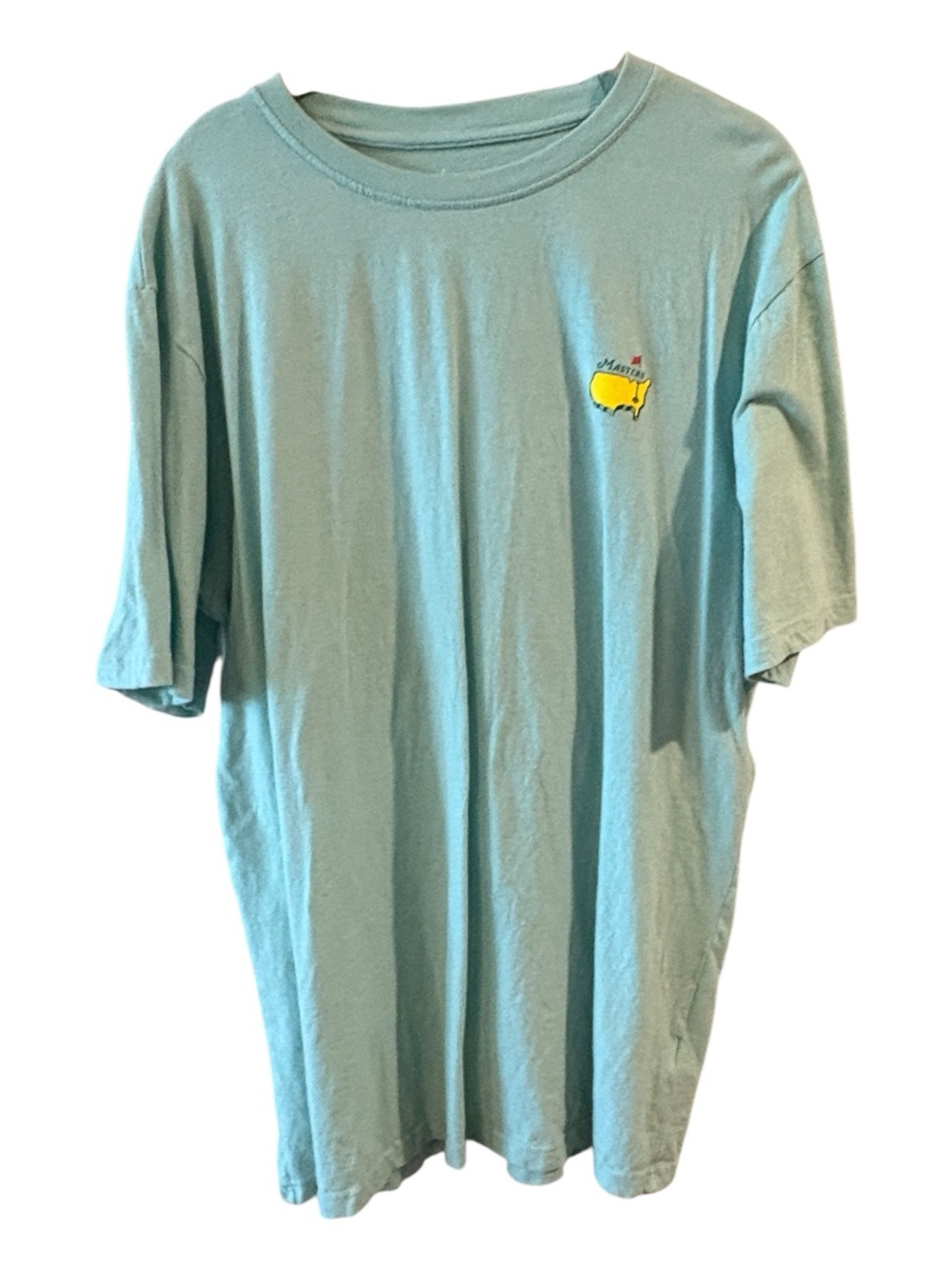 Vintage-Style Masters Amen Corner Floral Golf T-Shirt Size Large |  Turquoise